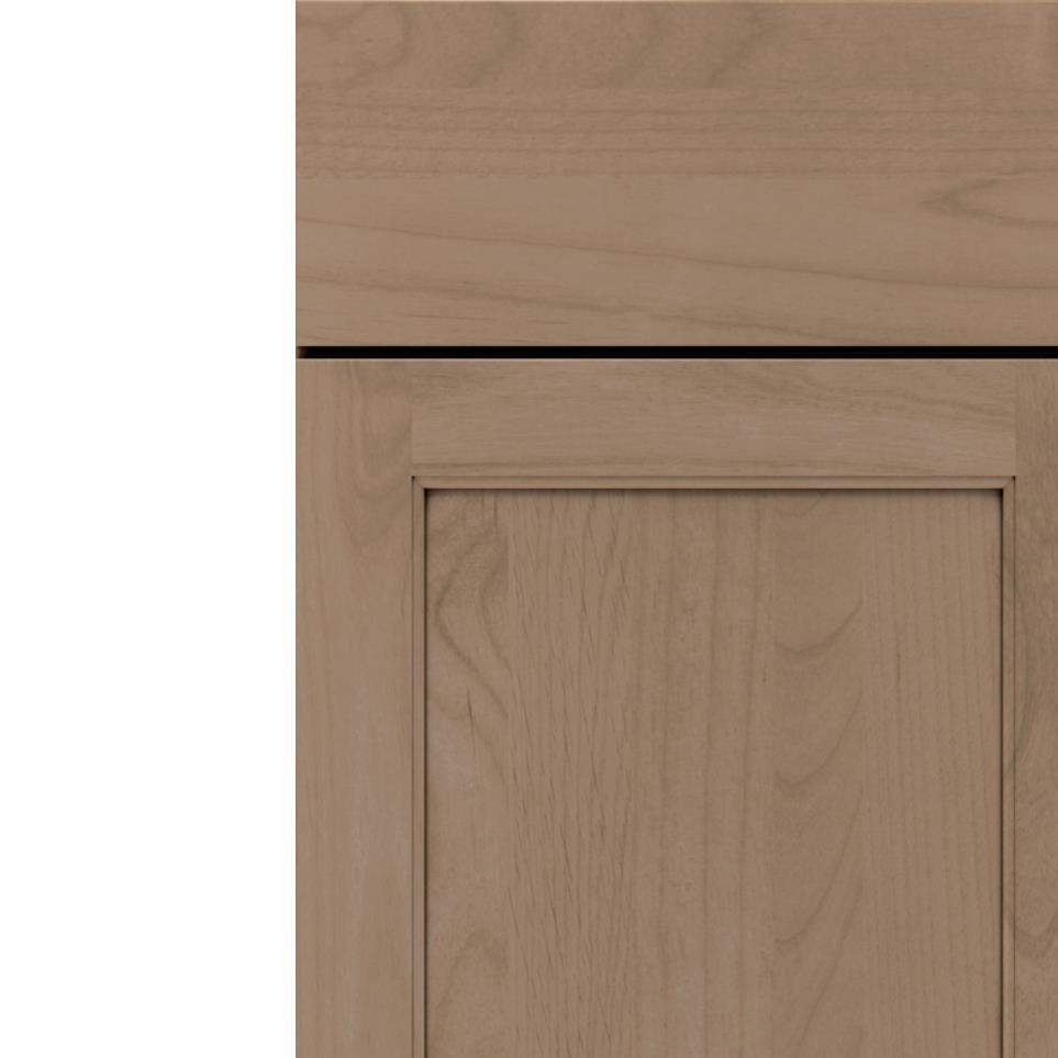 Square Boardwalk Light Finish Square Cabinets