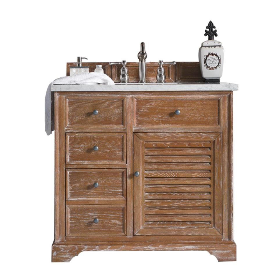 Base with Sink Top Driftwood Medium Finish Vanities