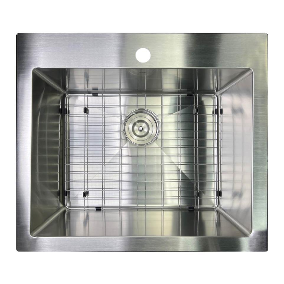 Satin Silver Stainless Steel Sinks