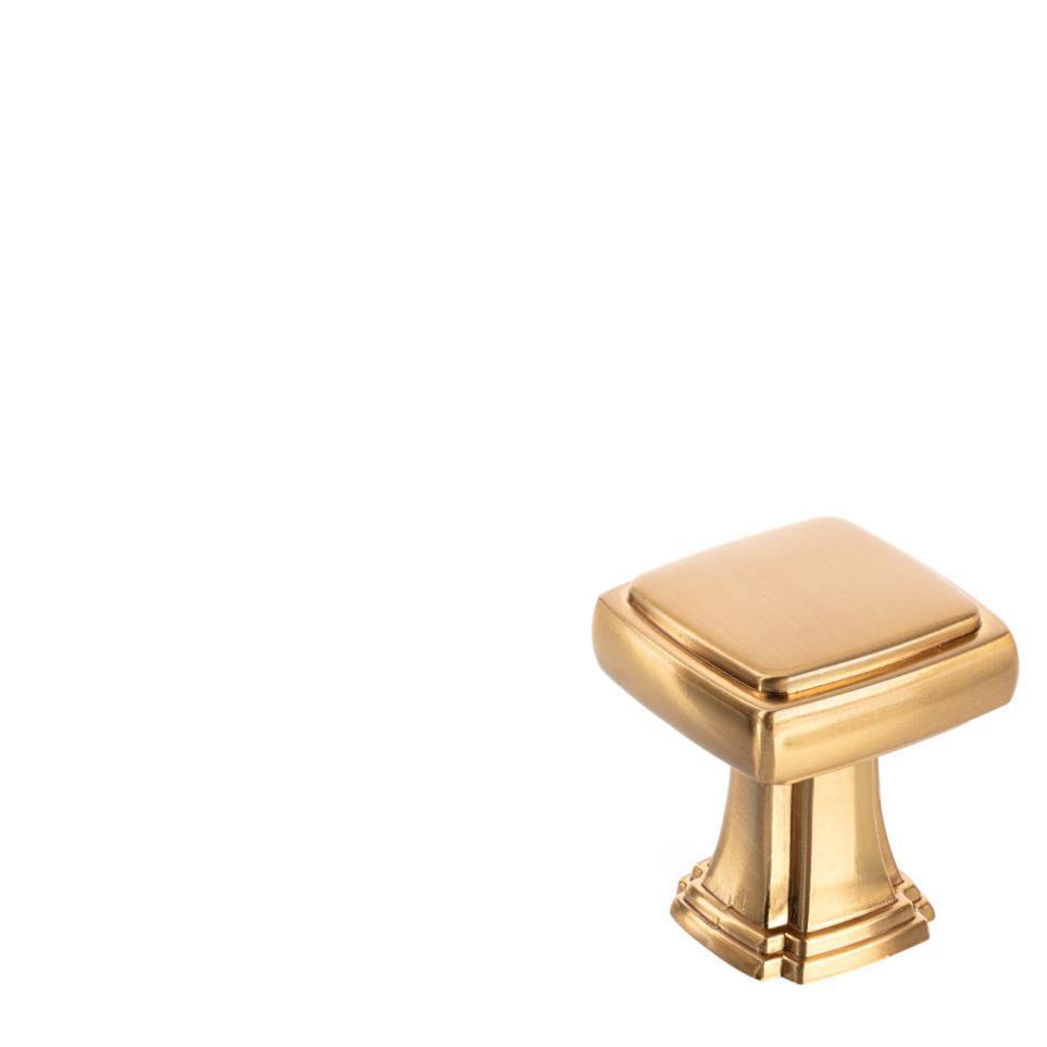 Knob Aurum Brushed Gold Brass / Gold Knobs