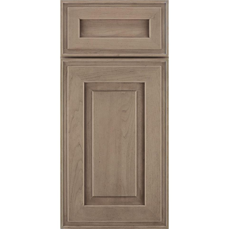 Square Pumice Light Finish Square Cabinets