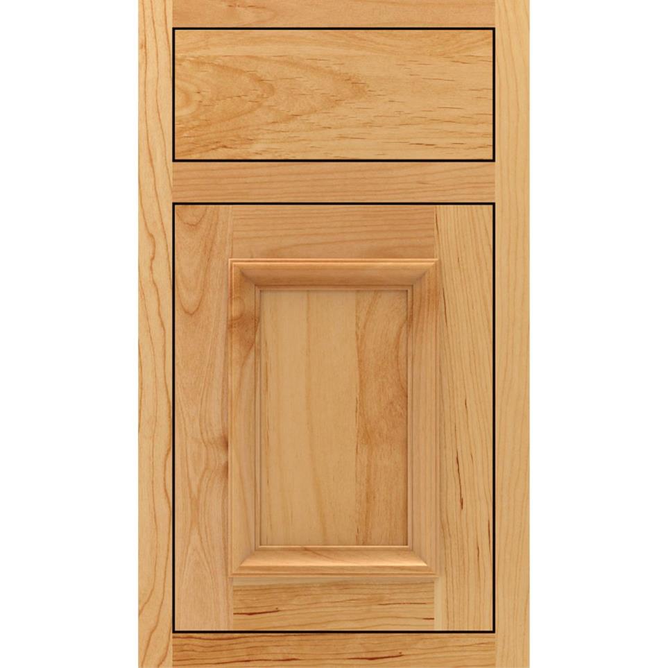 Square Natural Light Finish Square Cabinets