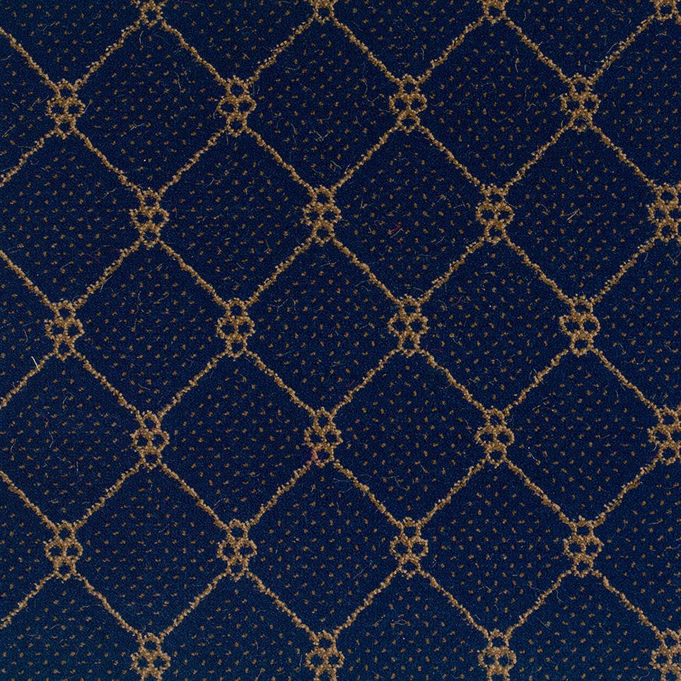 Pattern Indigo Blue Carpet