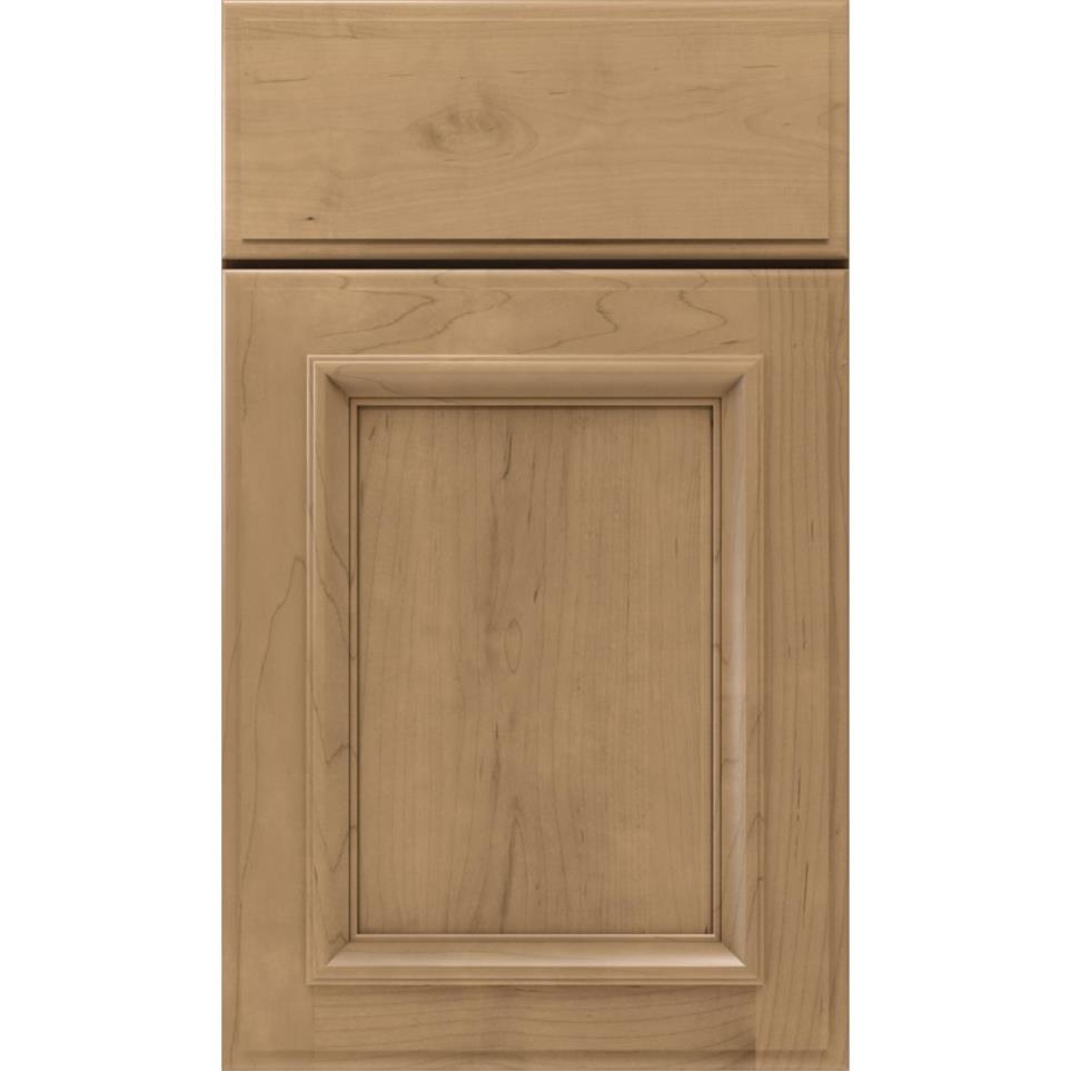 Square Buckskin Medium Finish Square Cabinets