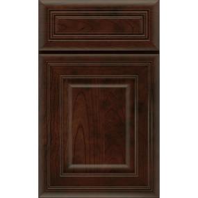 Square Chocolate Dark Finish Square Cabinets