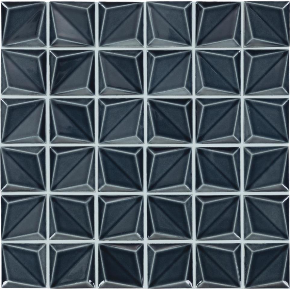 Mosaic Angelite Glossy Blue Tile
