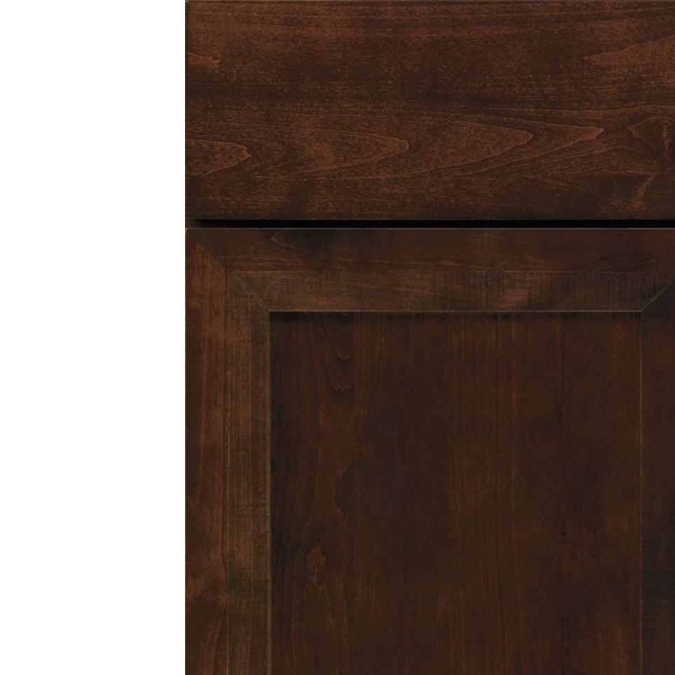 Square Bombay Dark Finish Square Cabinets