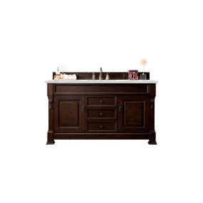 Base with Sink Top Burnished Mahogany Dark Finish Vanities