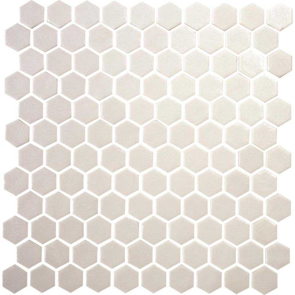 Mosaic Matte Alabaster Matte Gray Tile