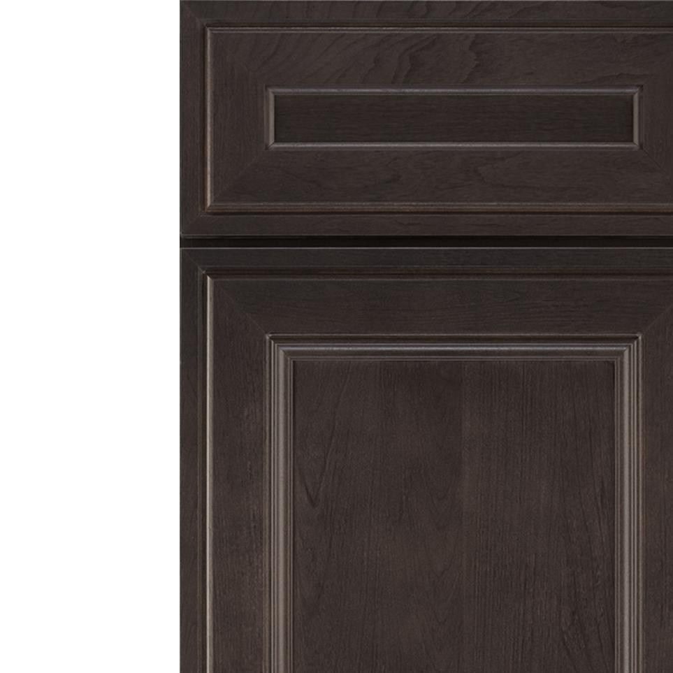 Square Storm Dark Finish Square Cabinets