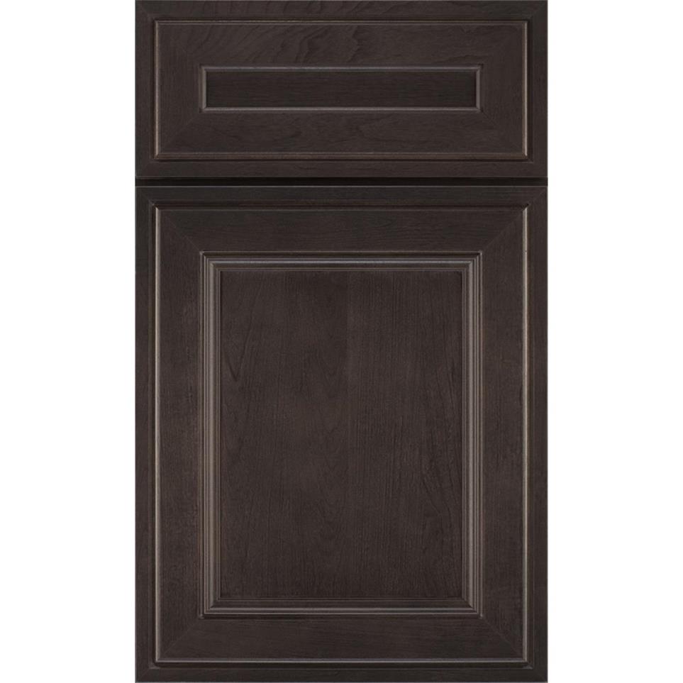 Square Storm Dark Finish Square Cabinets