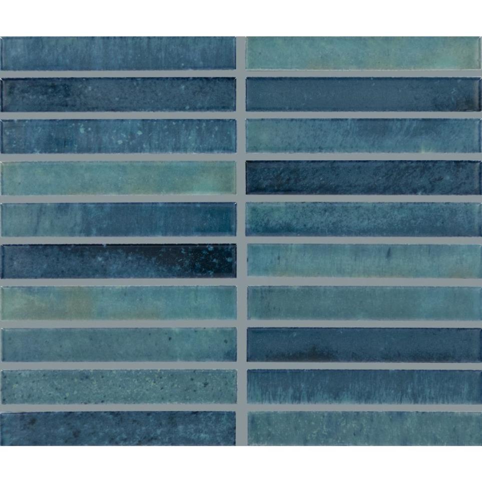 Mosaic Aqua Glossy Blue Tile