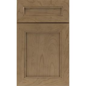 Square Buckskin Medium Finish Square Cabinets