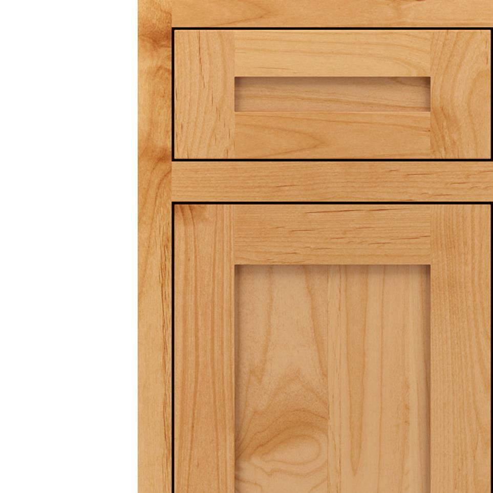 Inset Natural Light Finish Inset Cabinets