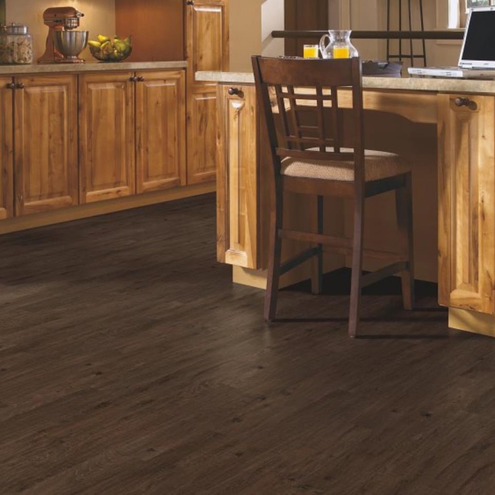 Tile Plank Deep Smoked Oak Dark Finish Vinyl