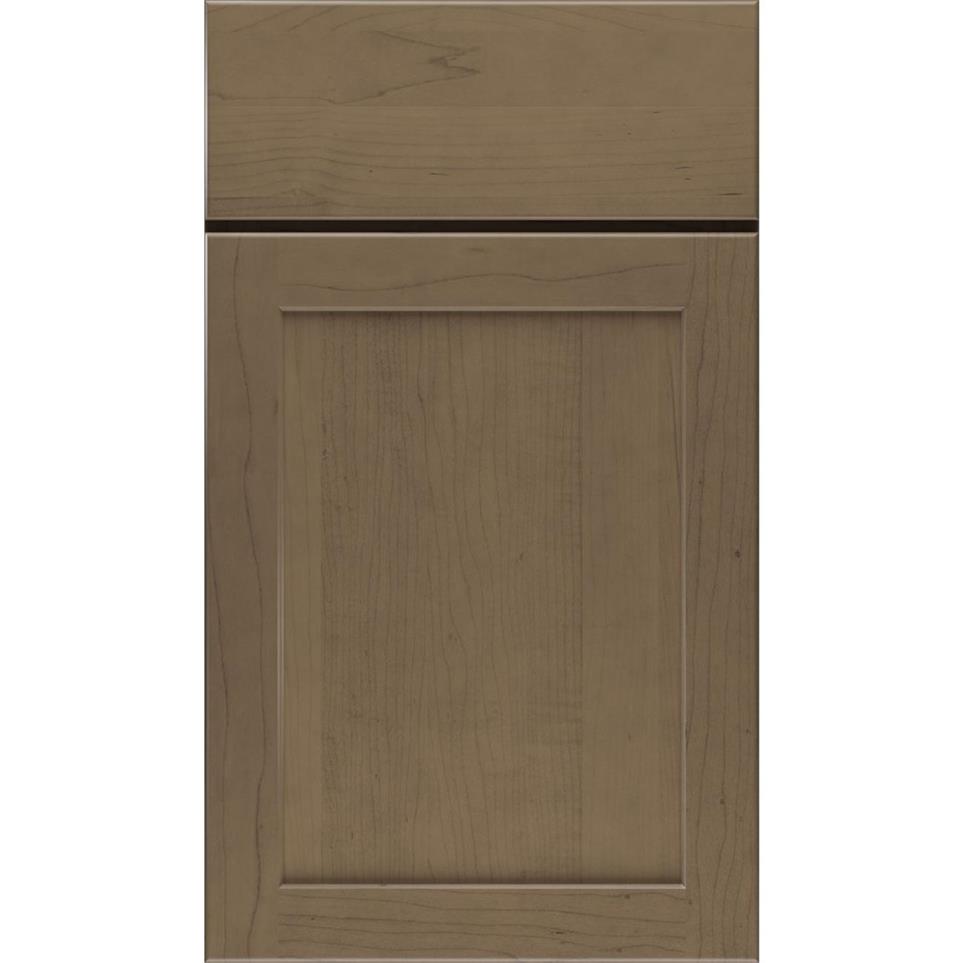 Square Burlap Medium Finish Square Cabinets
