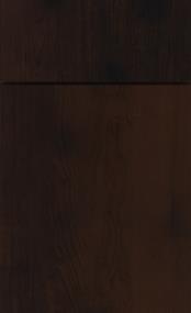 Slab Mane Dark Finish Slab Cabinets