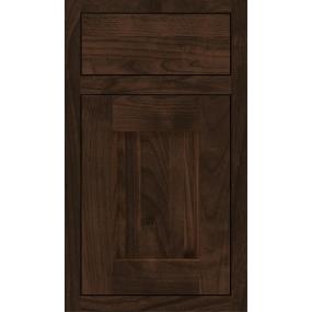 Square Bombay Dark Finish Square Cabinets