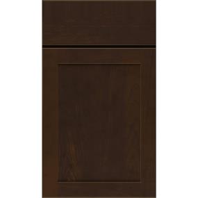 Square Umber Dark Finish Square Cabinets