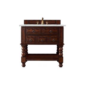 Base with Sink Top Aged Cognac Dark Finish Vanities