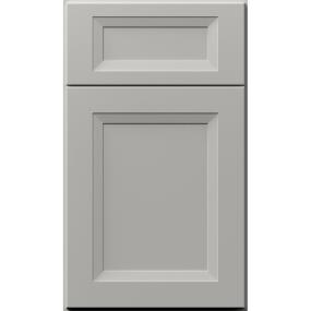 Square Cloud White Paint - Grey Square Cabinets