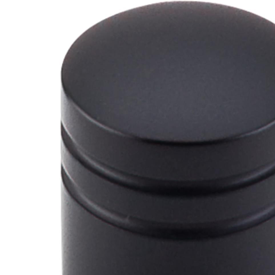 Knob Flat Black Black Knobs