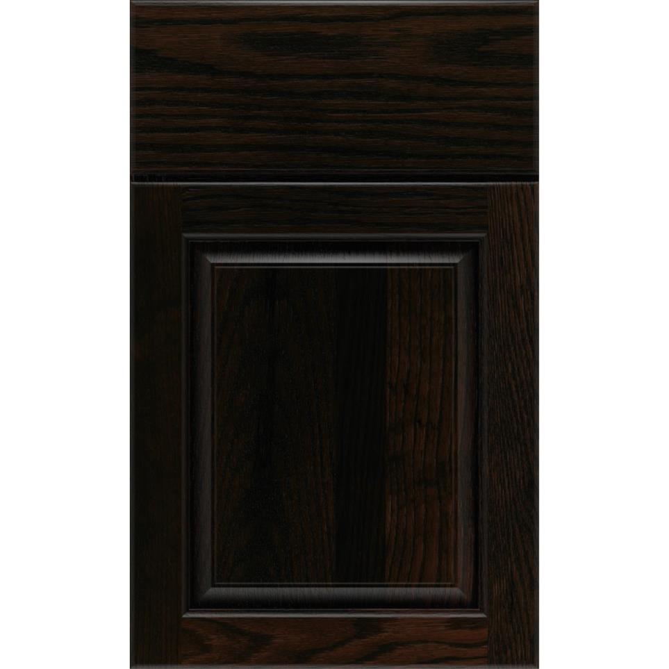 Square Mane Dark Finish Square Cabinets