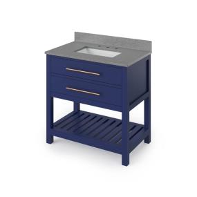 Base with Sink Top Hale Blue Blue / Purple Vanities