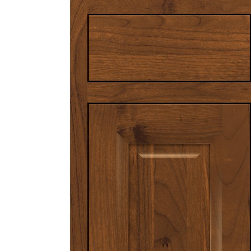 Square Suede Medium Finish Square Cabinets