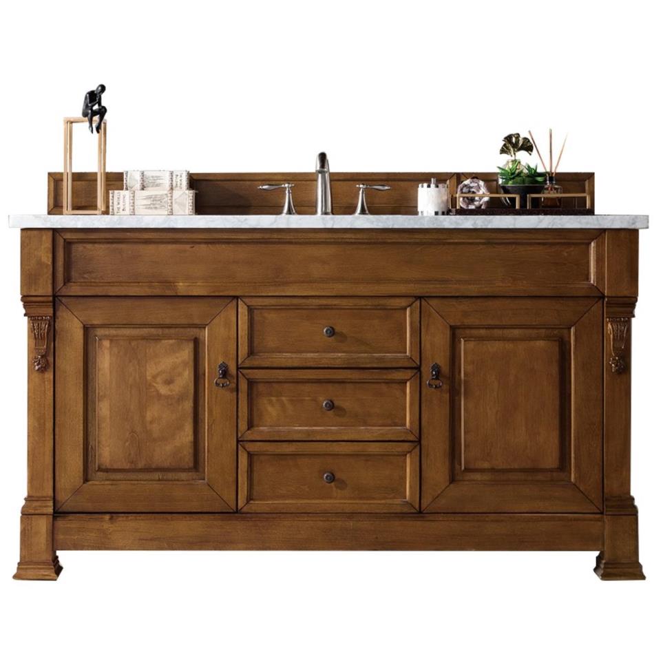 Base with Sink Top Country Oak Medium Finish Vanities