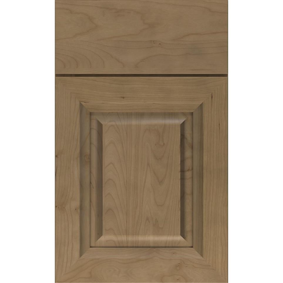 Square Buckskin Medium Finish Square Cabinets