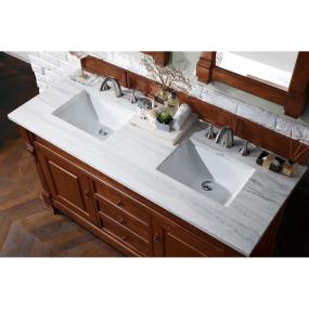 Base with Sink Top Warm Cherry Medium Finish Vanities