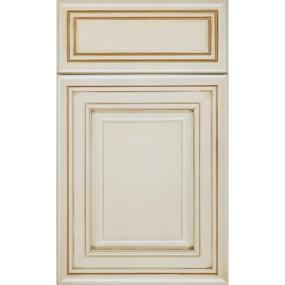 Square Coconut Toasted Almond Glaze - Paint Square Cabinets