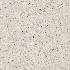 Textured Saxony Full Moon White Carpet