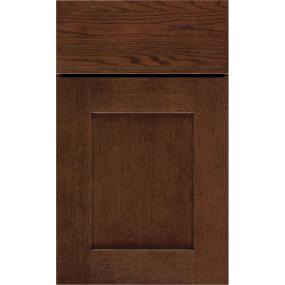 Square Tundra Dark Finish Square Cabinets