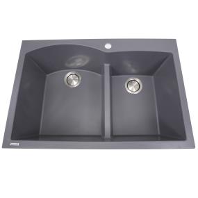Titanium Grey / Black Sinks