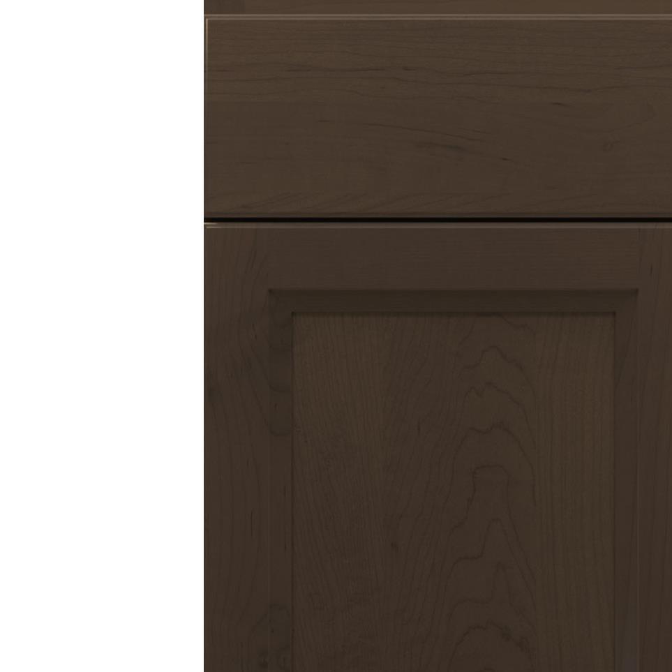 Square Buckboard Dark Finish Square Cabinets