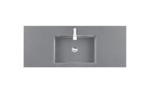 Base with Sink Top Dusk Grey Grey / Black Vanities