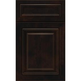 5 Piece Chocolate Dark Finish 5 Piece Cabinets