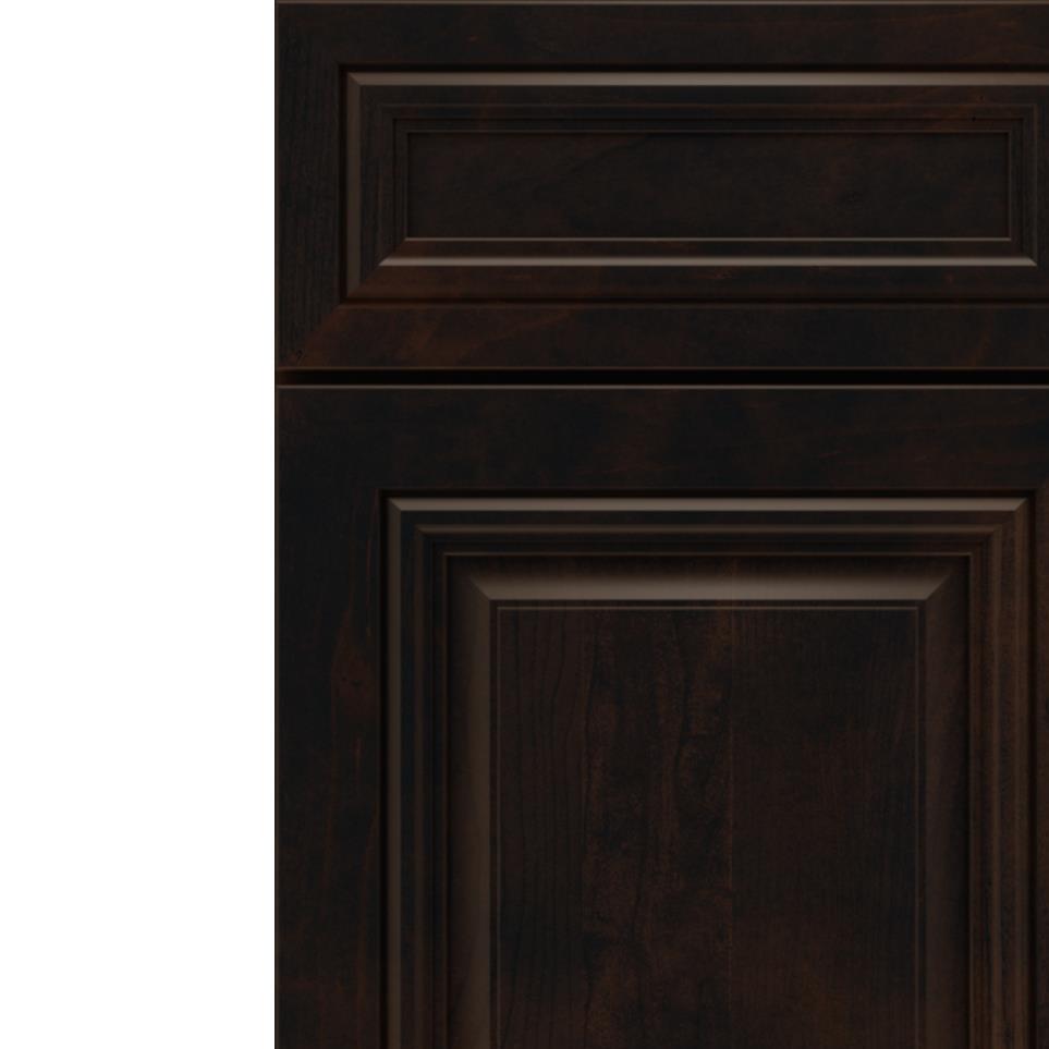 5 Piece Chocolate Dark Finish 5 Piece Cabinets