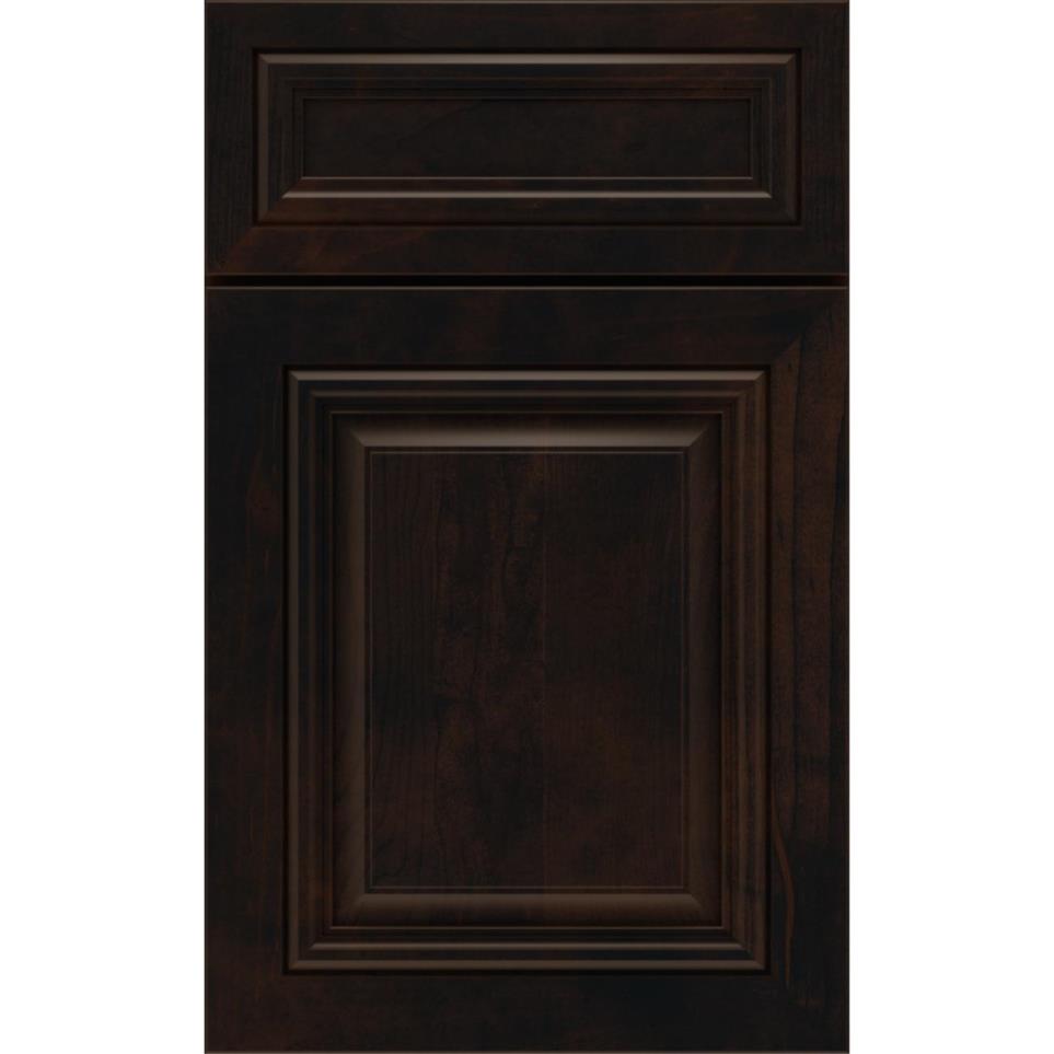 5 Piece Chocolate Dark Finish 5 Piece Cabinets