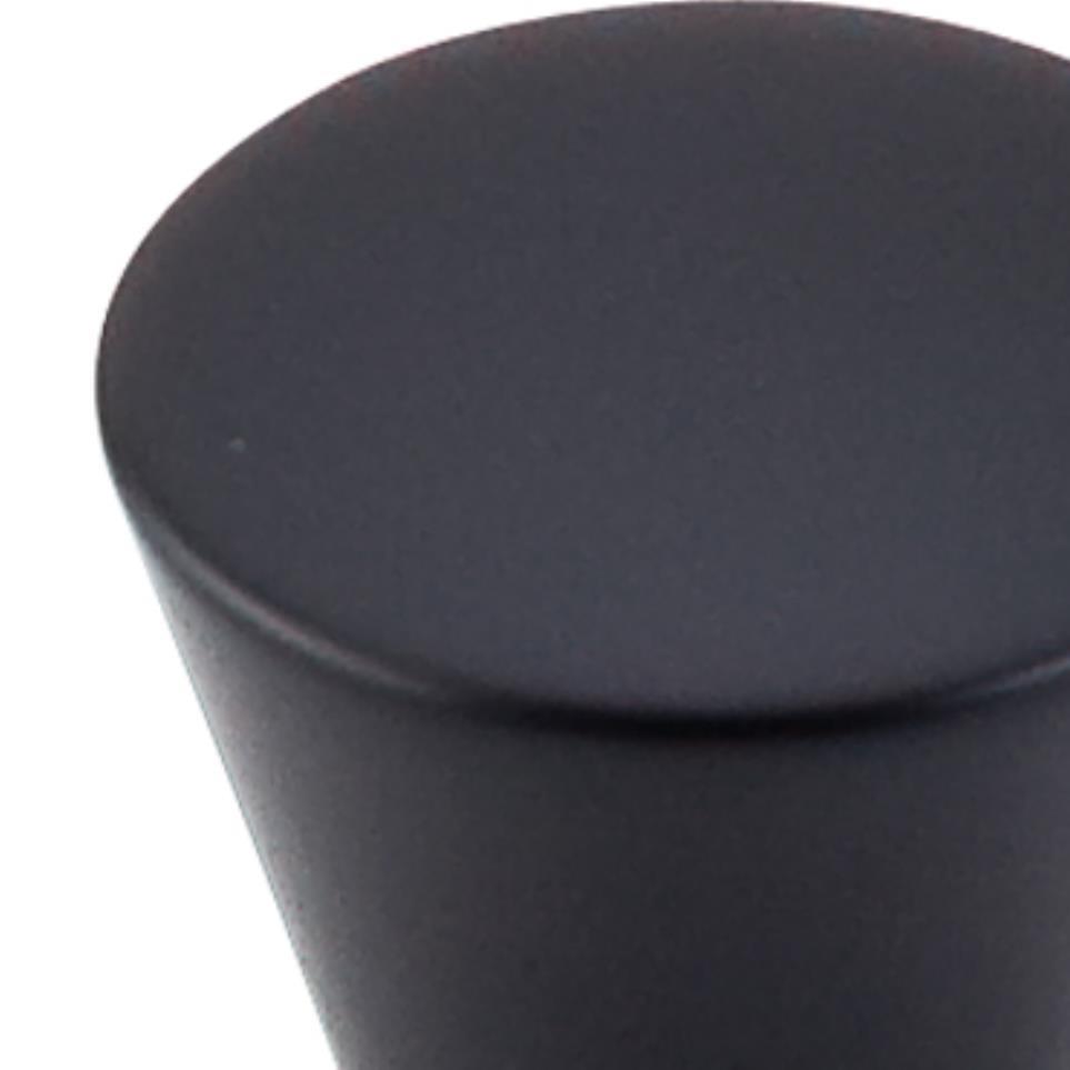 Knob Flat Black Black Knobs