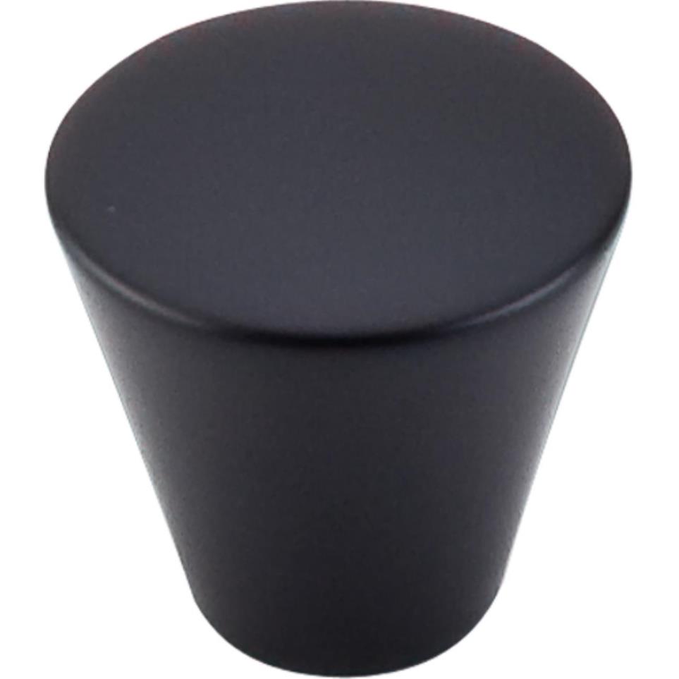 Knob Flat Black Black Knobs