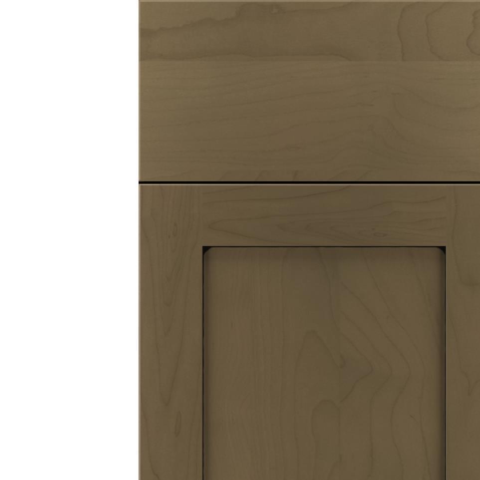 Square Cortado Black Glaze Glaze - Stain Square Cabinets