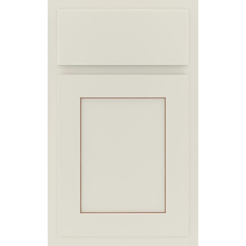 Square Icy Avalanche Toasted Almond Glaze - Paint Square Cabinets