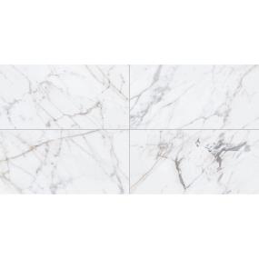 Tile Golden Reverie Satin White Tile