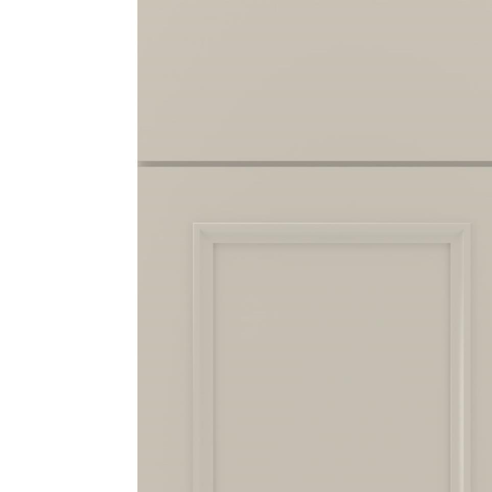 Square Mindful Gray Paint - Grey Square Cabinets