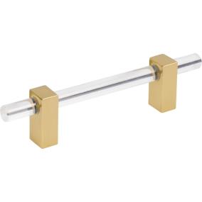 Bar Pull Brushed Gold Brass / Gold Pulls