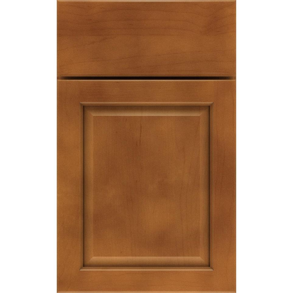 Square Cattail Medium Finish Square Cabinets