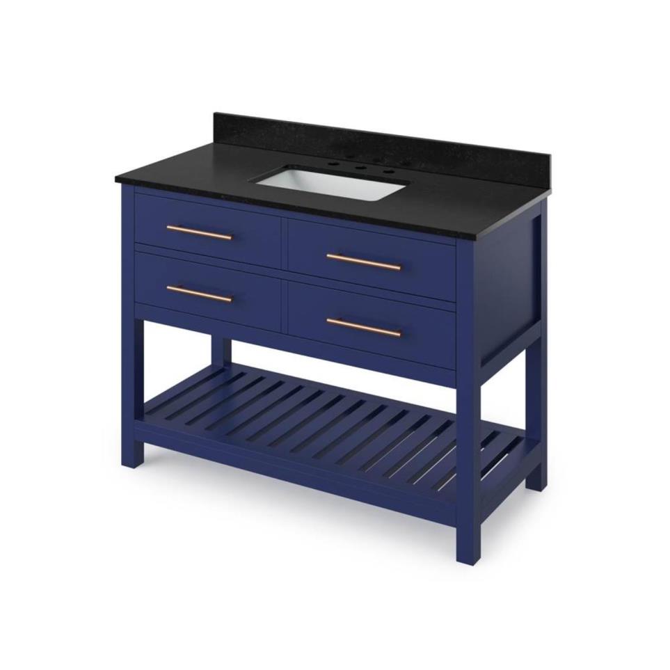 Base with Sink Top Hale Blue Blue / Purple Vanities